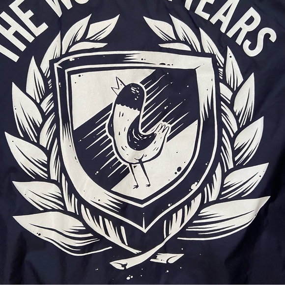 Vintage The Wonder Years Men’s Multi Logo Nylon Band Jacket Size Small - Picture 8 of 9